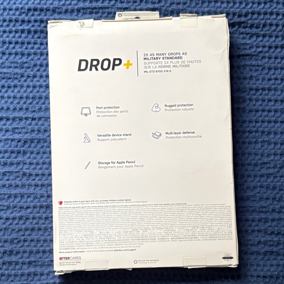 OtterBox iPad (9th/8th/7th generation) Defender Series Pro Case - Black - Picture 2 of 2